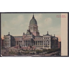 CONGRESO NACIONAL ANTIGUA TARJETA POSTAL